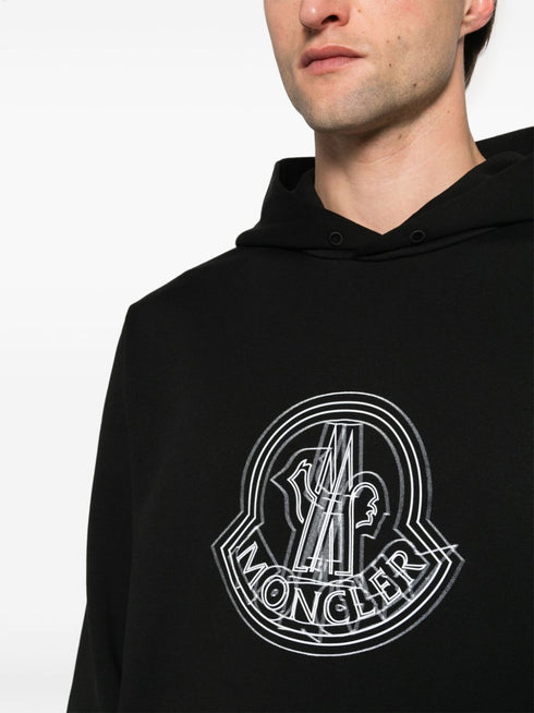 logo-print hoodie