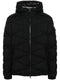 quilted hooded puffer jacket