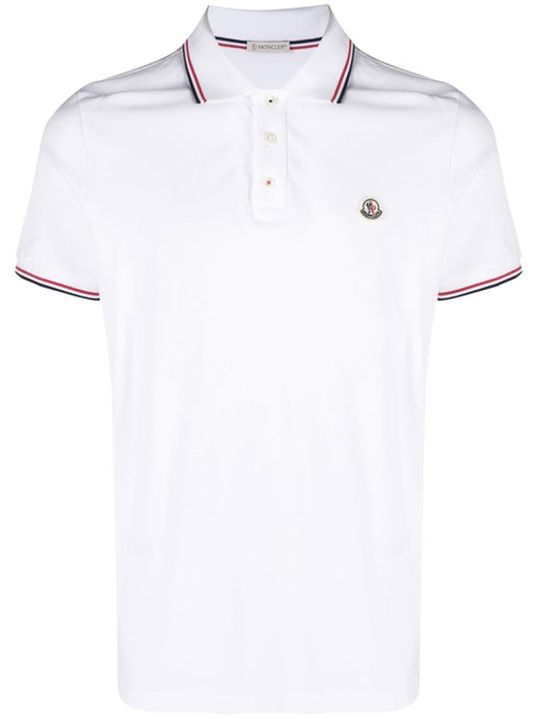 logo-patch short-sleeve polo shirt