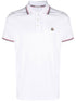 logo-patch short-sleeve polo shirt
