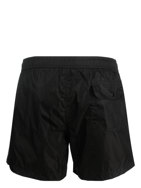 logo-patch swim shorts