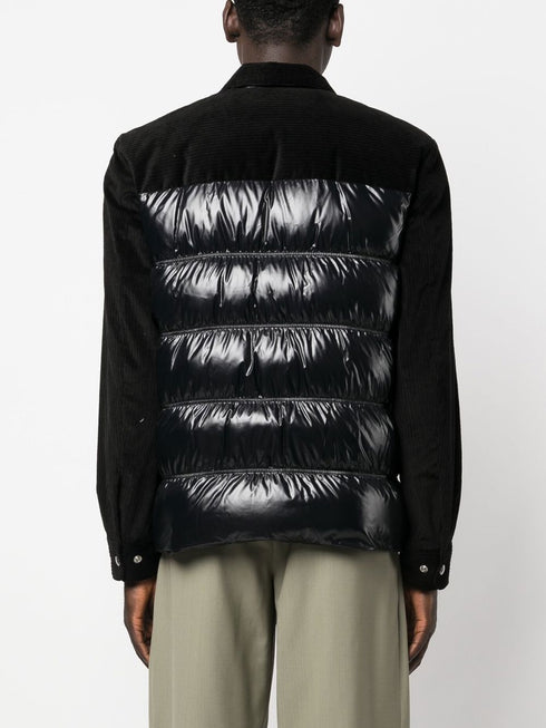 corduroy padded bomber jacket