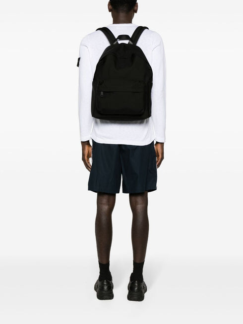 Pierrick rubberised-logo backpack