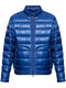 metallic finish down jacket