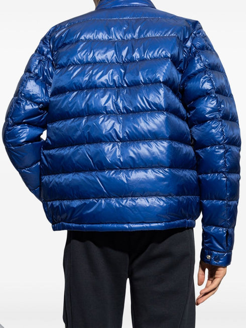 metallic finish down jacket