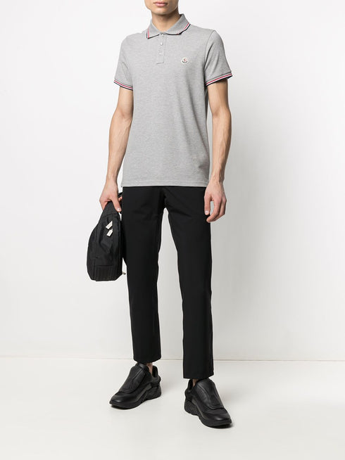 Koszulka polo z trójkolorowej piki