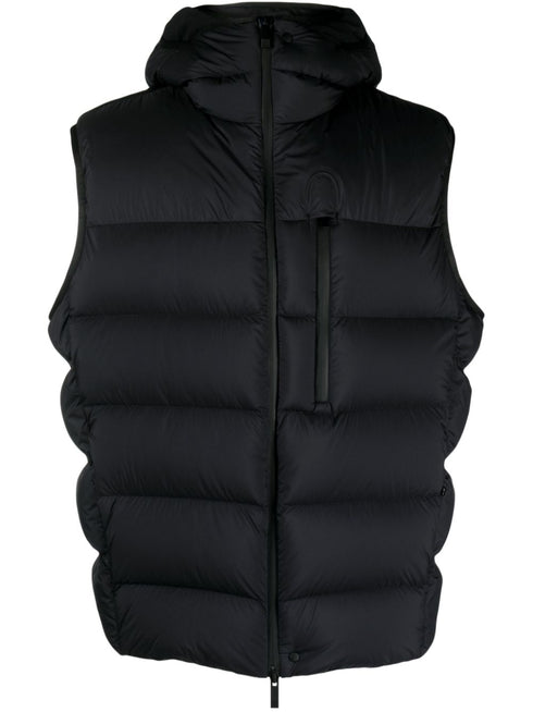 padded hooded gilet