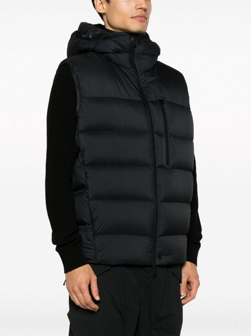 padded hooded gilet