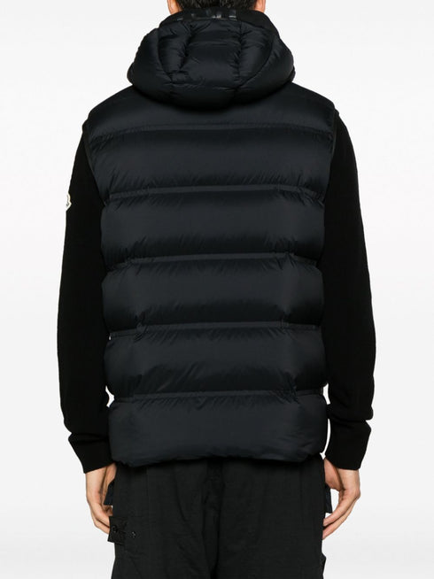 padded hooded gilet