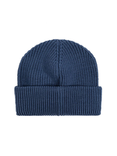logo-patch virgin-wool beanie hat