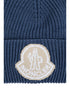 logo-patch virgin-wool beanie hat