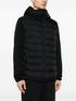 panelled hooded jacket