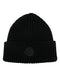 rubberised-logo knitted beanie