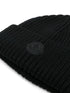 rubberised-logo knitted beanie