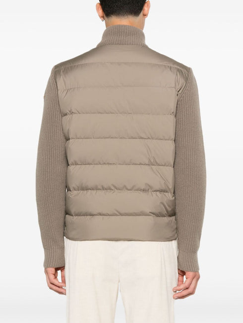 kurtka z dzianiny panelowej