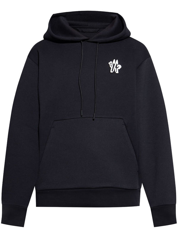 logo-appliqué hoodie