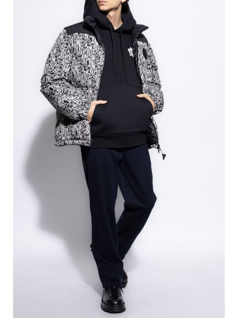 logo-appliqué hoodie