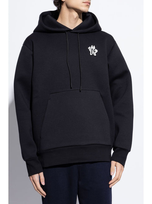 logo-appliqué hoodie