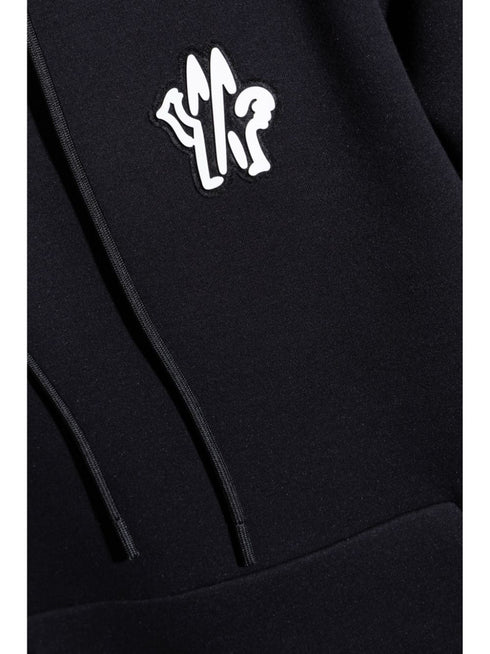 logo-appliqué hoodie