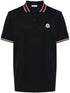 logo-patch polo shirt