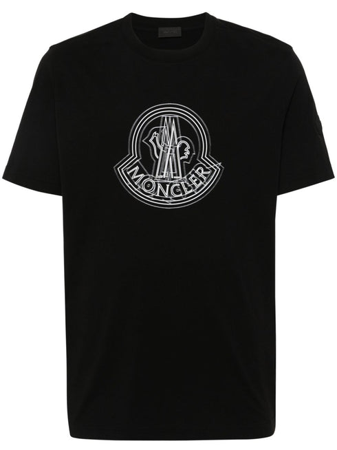 logo-print cotton T-shirt