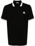 logo-patch polo shirt