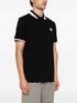 logo-patch polo shirt