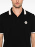 logo-patch polo shirt