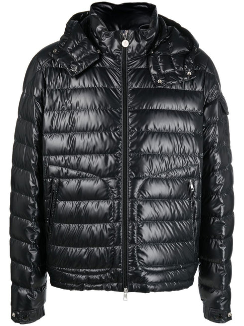 logo-patch padded down jacket