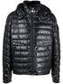 logo-patch padded down jacket