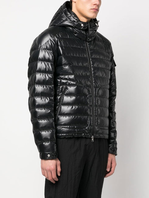logo-patch padded down jacket
