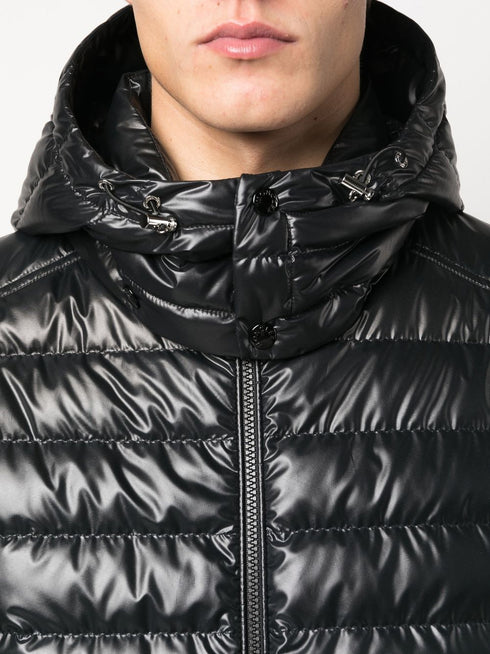 logo-patch padded down jacket