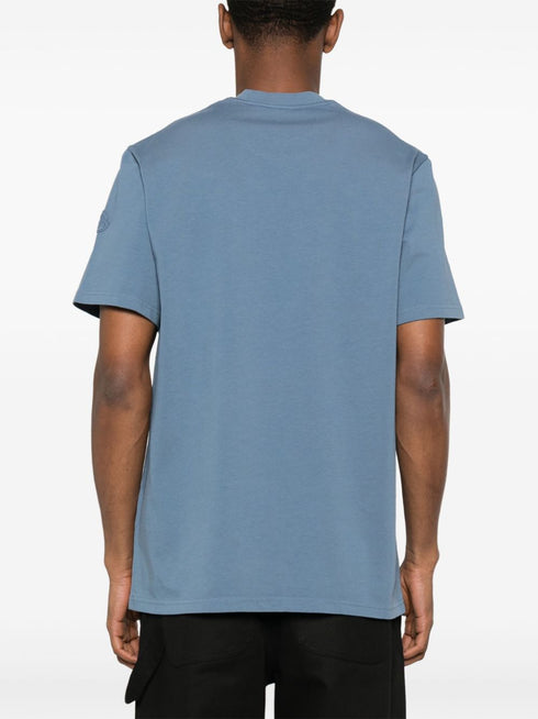 raised-logo cotton T-shirt