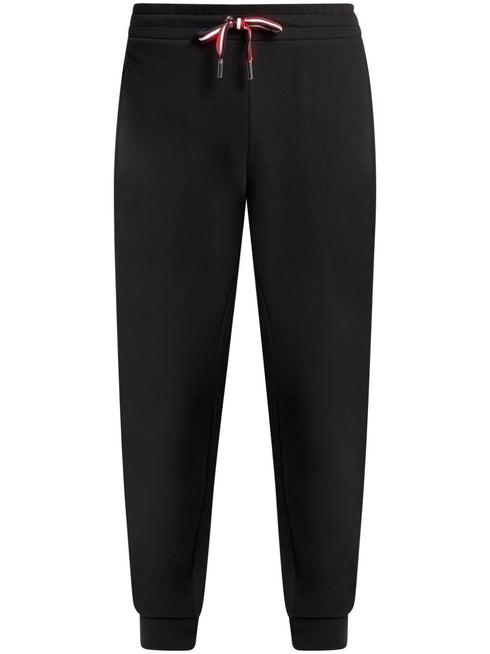 tapered-leg cotton track pants