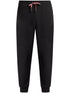 tapered-leg cotton track pants