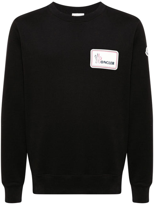 logo-appliqué cotton sweatshirt