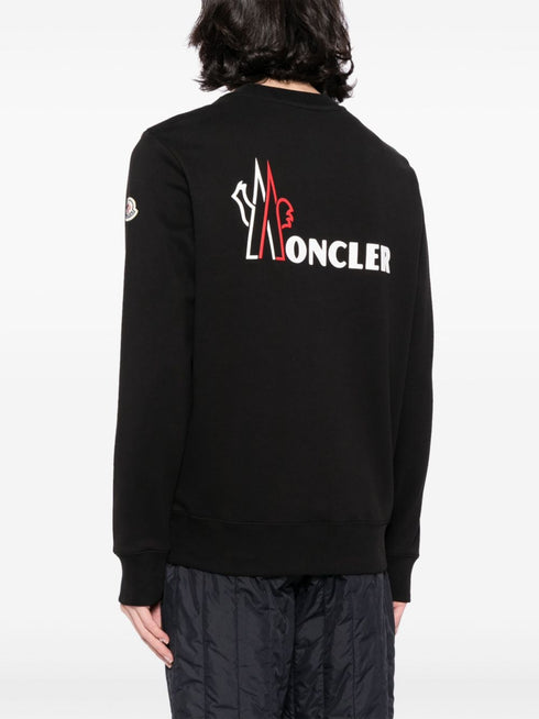 logo-appliqué cotton sweatshirt
