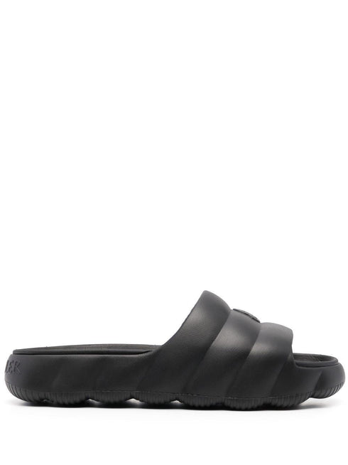 Lilo faux-quilted slides