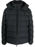 funnel-neck padded down jacket