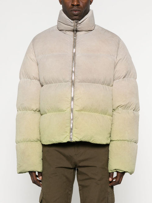 x Rick Owens Cyclopic gradient padded jacket