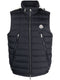 logo-patch padded vest