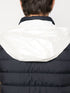 logo-patch padded vest