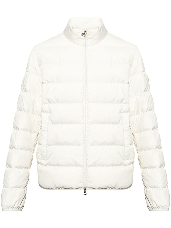 logo-patch padded jacket