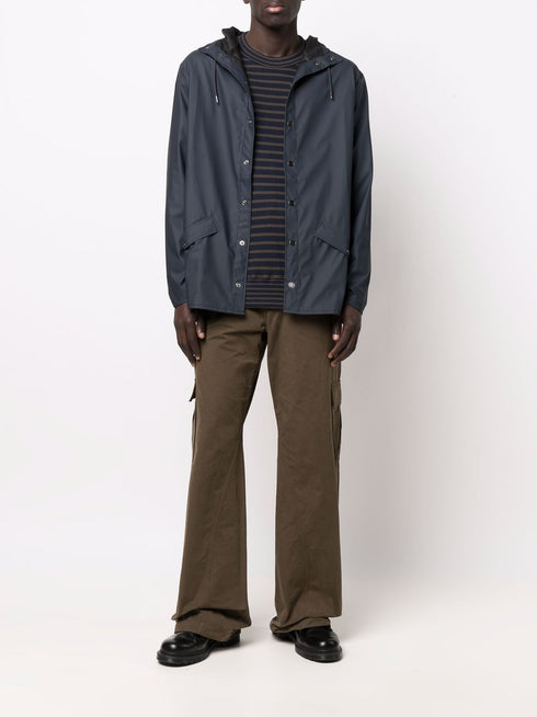 kurtka typu bomber ze ściągaczem w kapturze