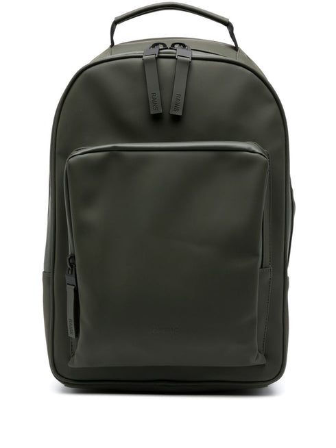 Book Daypack faux-leather backpack