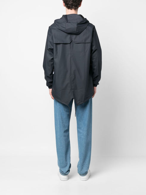 drawstring-hood parka jacket