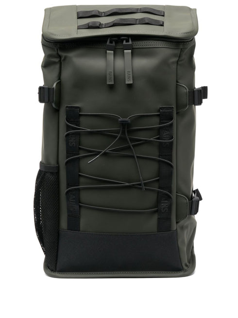logo-strap buckle-fastening backpack