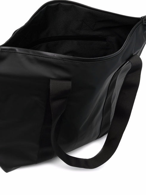 top zip-fastening tote bag