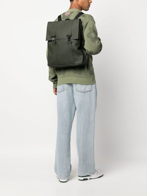 MSN logo-debossed backpack