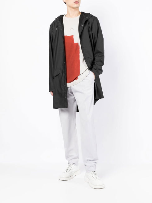zip-up hooded jacket